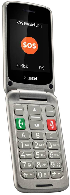 Telefon komórkowy Gigaset GL590 Silver (S30853-H1178-R101) - obraz 2