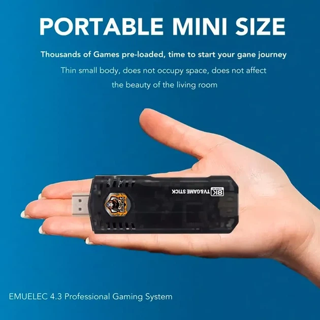 Игровая ТВ-приставка Game Box 8K на Android TV Stick M98 с джойстиками - Фото 5 Игровая ТВ-приставка Game Box 8K на Android TV Stick M98 с джойстиками - изображение 5