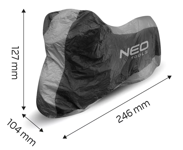 Чохол для мотоцикла NEO Tools 246 x 104 x 127 см 10-473 (5907558471106) - зображення 10