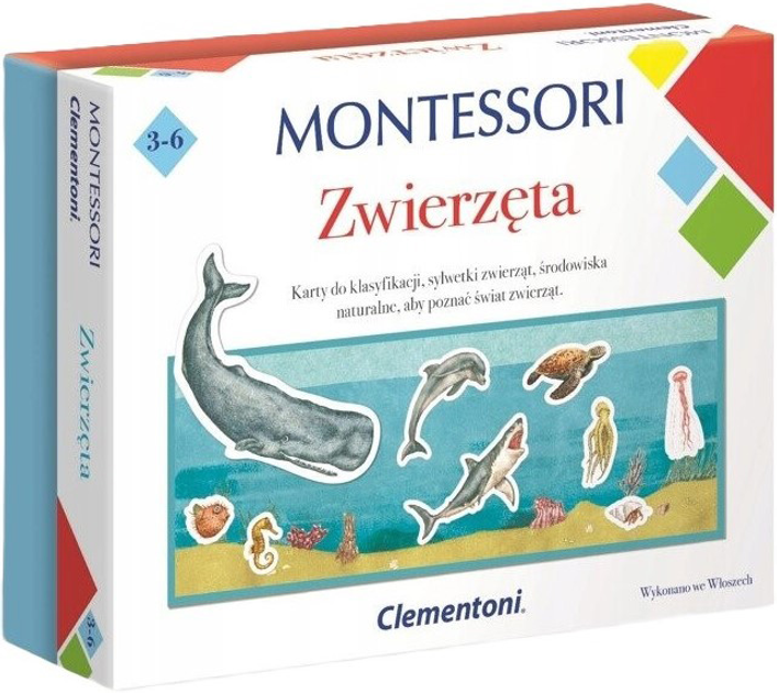 Gra planszowa Clementoni Montessori Zwierzęta (8005125506460) - obraz 1