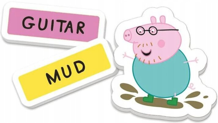 Настільна гра Clementoni Peppa Pig Англійська для дітей (8005125167388) - зображення 3