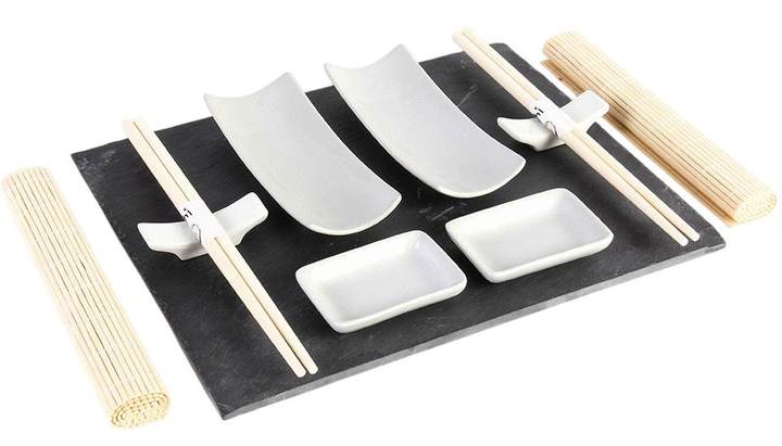 Zestaw do przekąsek i sushi Excellent Houseware 11 elementów (8711295787133) - obraz 1