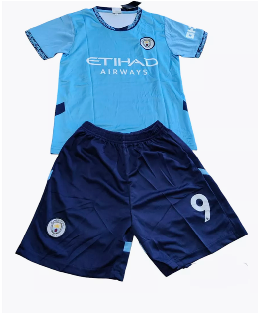 Форма футбольна дитяча Haaland (Холанд) 9 Manchester city 24/25, р. 26 зріст 140-145см. голуба - изображение 5
