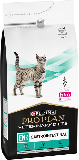 Sucha karma dla kotów Purina Pro Plan Veterinary Diets EN ST/OX Gastrointestinal 1.5 kg (7613287597496/7613035160682) - obraz 2