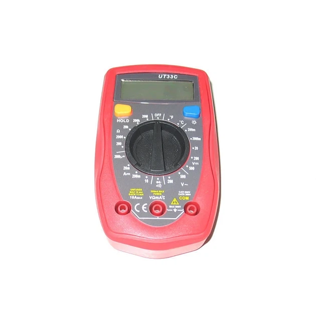 Цифровой мультиметр-тестер RIAS UT33C со щупами Red (7_01360) - изображение 3