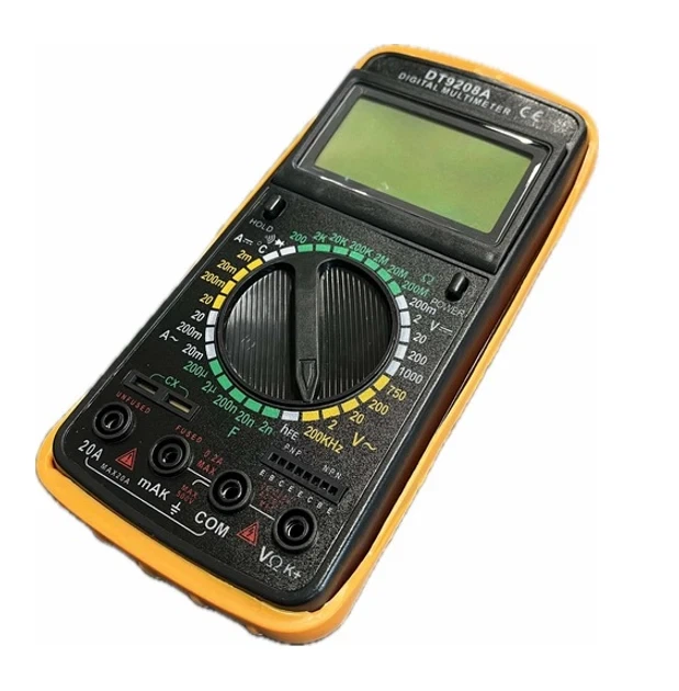 Цифровой мультиметр-тестер Digital DT-9208A Black-Yellow (7_01355) - изображение 5