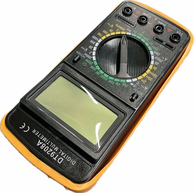 Цифровой мультиметр-тестер Digital DT-9208A Black-Yellow (7_01355) - изображение 7