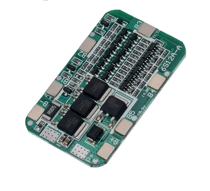 Контроллер заряда/разряда Li-Ion, BMS 6S 25,5В,15А, HX-6S-12A, модуль защиты - Фото 3 Контроллер заряда/разряда Li-Ion, BMS 6S 25,5В,15А, HX-6S-12A, модуль защиты - изображение 3
