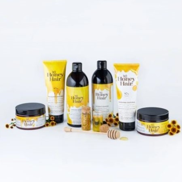 Шампунь для волосся Barwa Honey Hair медовий зволожувальний 480 мл (5902305009090) - зображення 3