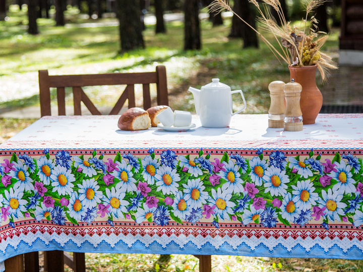 Photos - Tablecloth / Napkin Ecotton Скатертина  18825/1 Рогожка 150x200 см  (23647000)