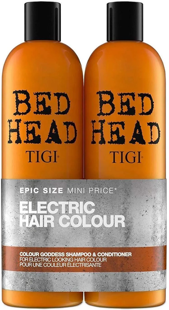 Набір для догляду за волоссям Tigi Bed Head Colour Goddess Шампунь 750 мл + Кондиціонер 750 мл (615908942200) - зображення 1