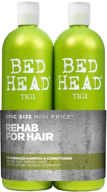 Набір для догляду за волоссям Tigi Bed Head Urban Antidotes Re-Energize Шампунь 750 мл + Кондиціонер 750 мл (615908950991) - зображення 1