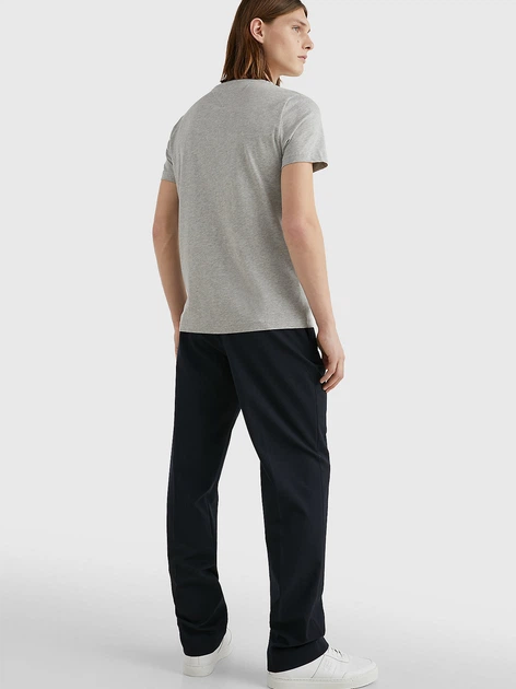 Koszulka męska basic Tommy Hilfiger MW0MW11465-501 2XL Szara (8719858461506) - obraz 4