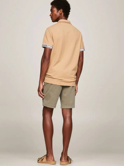 Koszulka polo męska Tommy Hilfiger Regular Fit MW0MW31567 2XL Khaki (8720644192085) - obraz 4