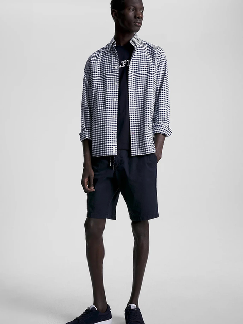 Koszula męska w kratę Tommy Hilfiger Regular Fit MW0MW31783 M Granatowa (8720644106556) - obraz 3