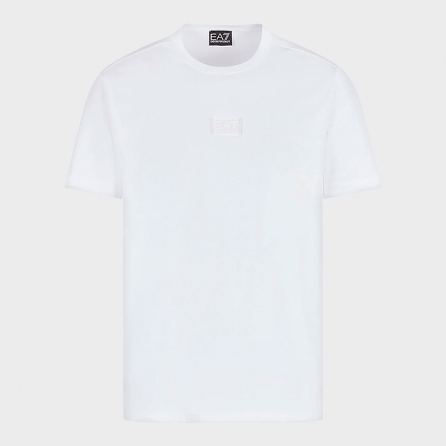Футболка чоловіча EA7 Train Core Id M Label Tee XL Біла (8053616258589) - зображення 4