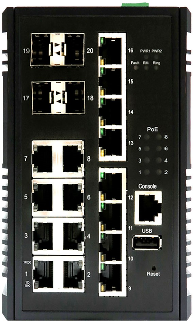 Комутатор Edimax IGS-5416P (4717964703347) - зображення 2