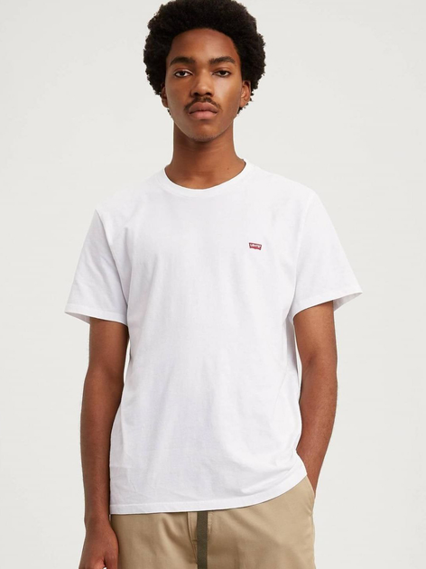 Футболка чоловіча Levi's Ss Original Hm Tee 56605-0000 L White + Jer (5400599133793) - зображення 1