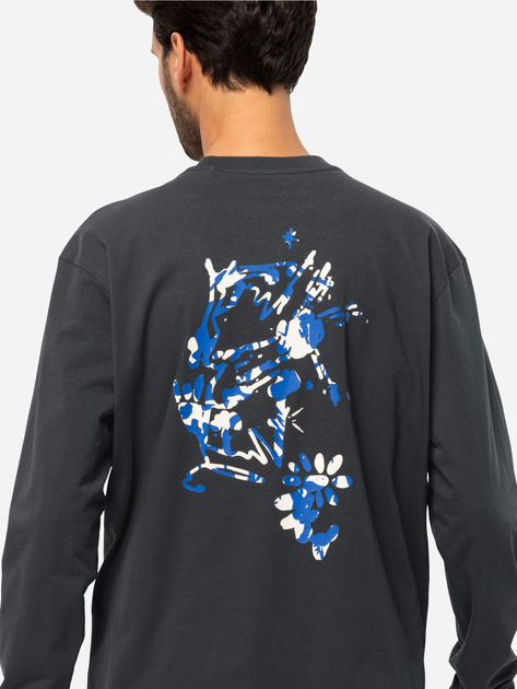 Longsleeve męski Jack Wolfskin Weinmeister L/S 1809371-6502 M Czarny (4064993864694) - obraz 3