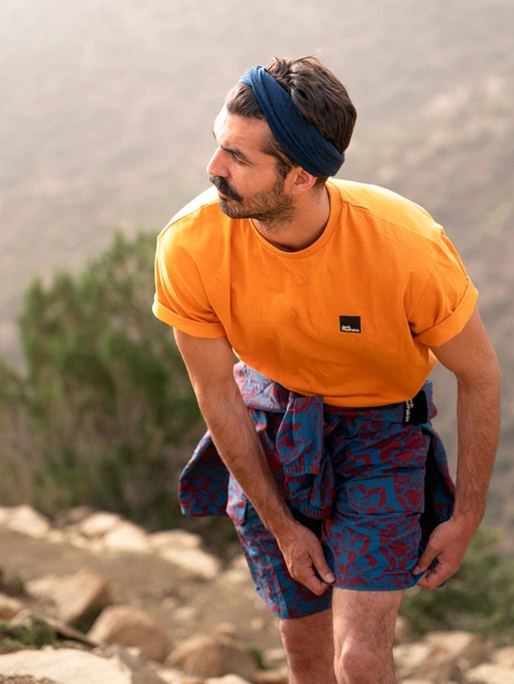 Koszulka męska Jack Wolfskin Eschenheimer T 1809091-3083 L Pomarańczowa (4064993704228) - obraz 3