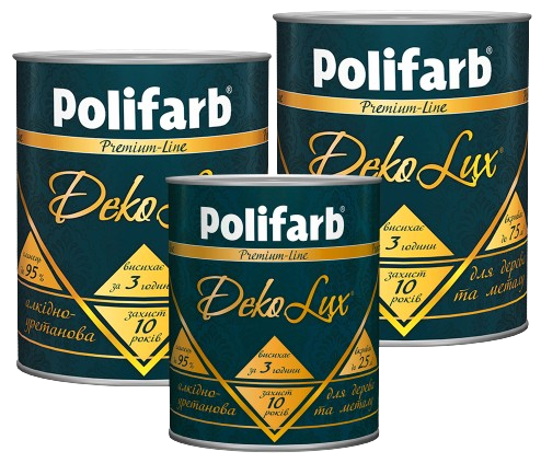 Эмаль Polifarb Dekolux серая, 0,7 кг - изображение 2