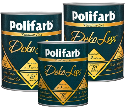 Эмаль Polifarb Dekolux светло-голубая, 0,7 кг - изображение 2