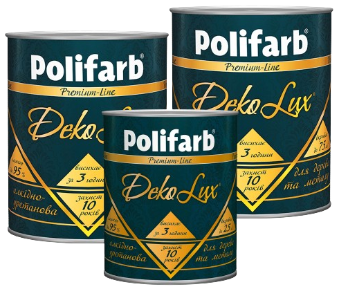 Эмаль Polifarb Dekolux темно-зеленая, 2,2 кг - изображение 2