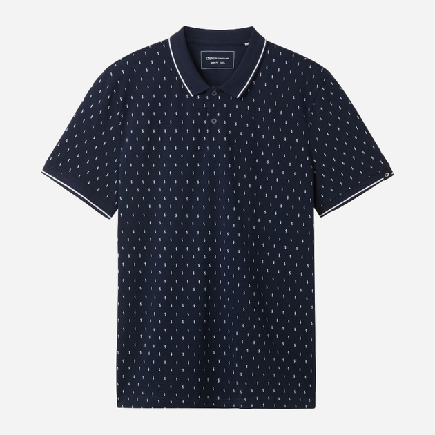 Koszulka polo męska Tom Tailor 1040465 S Granatowa (4067672205603) - obraz 4