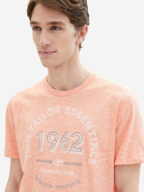 Футболка чоловіча Tom Tailor L1040819049 2XL Помаранчева (4067672235976) - зображення 5