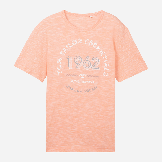 Футболка чоловіча Tom Tailor L1040819049 2XL Помаранчева (4067672235976) - зображення 6