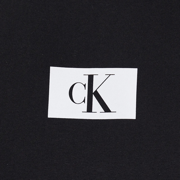 Koszulka męska bawełniana Calvin Klein Underwear 000NM2399E-UB1 S Czarna (8720107557307) - obraz 3