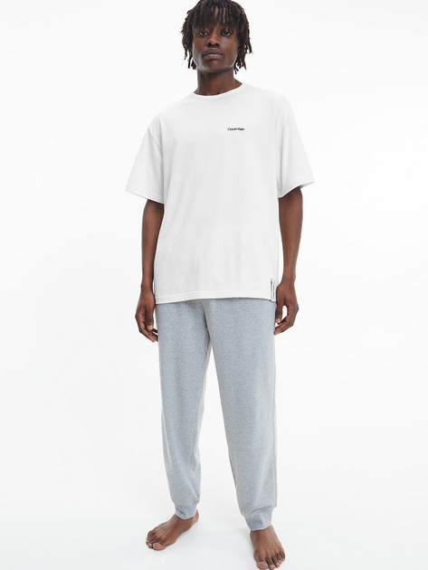 Koszulka męska długa Calvin Klein Underwear 000NM2298E-100 S Biała (8719856377595) - obraz 3
