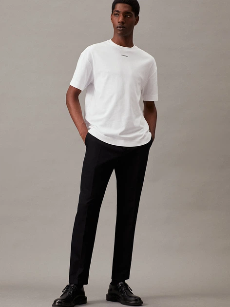 Koszulka męska bawełniana Calvin Klein K10K112487-YAF M Biała (8720109252484) - obraz 3