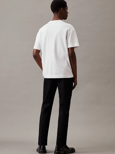 Koszulka męska bawełniana Calvin Klein K10K112487-YAF M Biała (8720109252484) - obraz 4