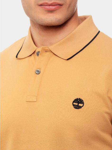 Koszulka polo męska Timberland TB0A26NF-EH31 XL Jasnobrązowa (194902913626) - obraz 4