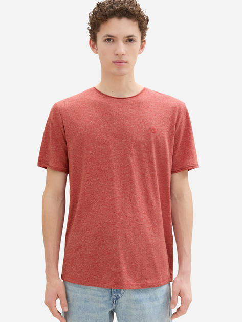Футболка чоловіча Tom Tailor 1043492 XL Червона (4068127082770) - зображення 4