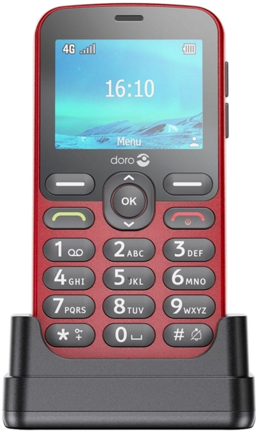 Мобільний телефон Doro 1880 LTE Red (7322460085650) - зображення 7