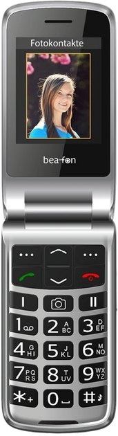 Telefon komórkowy Beafon SL645 Plus Silver Line Black/Silver (SL645plus_EU001B) - obraz 4