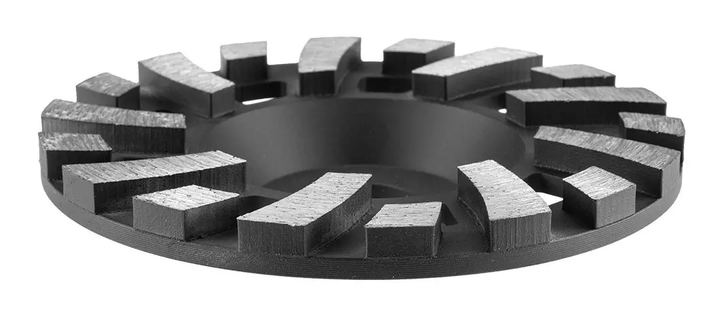 Tarcza diamentowa Graphite szlifierska 125 x 22.2 x 5 mm Segment C 57H895 (5902062082664) - obraz 3