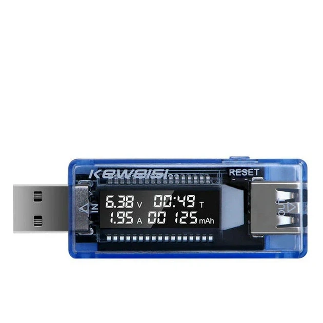 USB тестер вольтметр, амперметр, тестер зарядок, Keweisi KWS-V20 - изображение 2