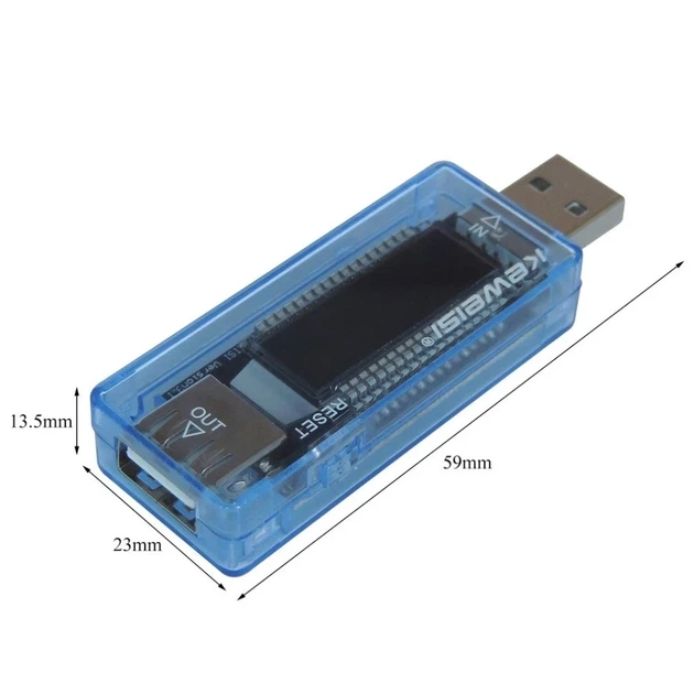 USB тестер вольтметр, амперметр, тестер зарядок, Keweisi KWS-V20 - изображение 3