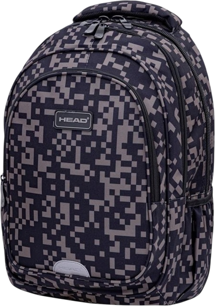 Рюкзак Astra Head AB300 Grey Bricks Pixel 3D з трьома відділеннями (5901137225067) - зображення 3