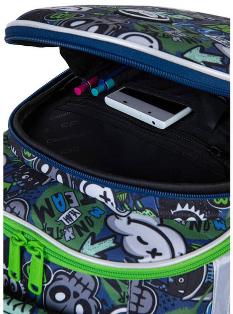 Рюкзак молодіжний CoolPack Turtle Monster Team (5903686367410) - зображення 5