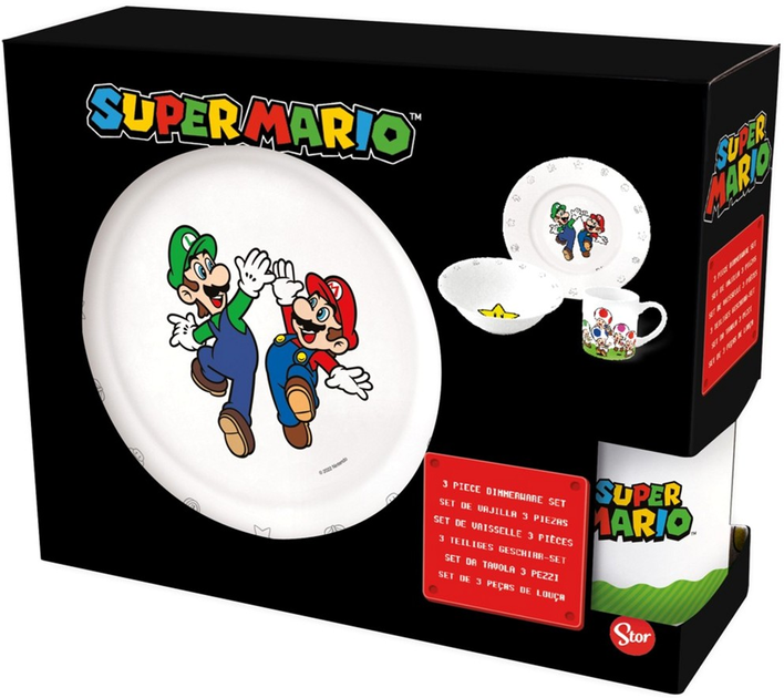 Zestaw prezentowy Super Mario 3-Piece Ceramic Gift Set (20045) (8412497200450) - obraz 2