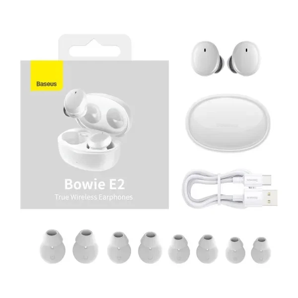 Беспроводные наушники Baseus Bowie E2 TWS white (NGTW090002) - изображение 7