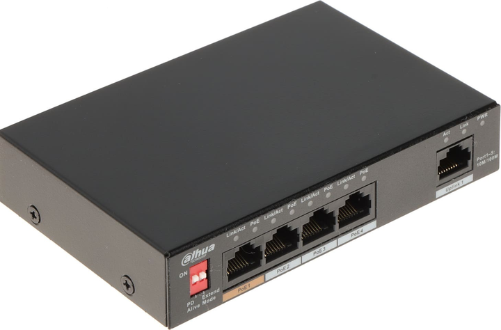 Przełącznik Dahua PFS3005-4ET-60-V2 - obraz 3