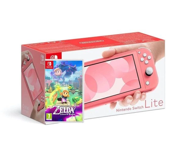 Ігрова консоль Nintendo Switch Lite Coral + Гра The Legend of