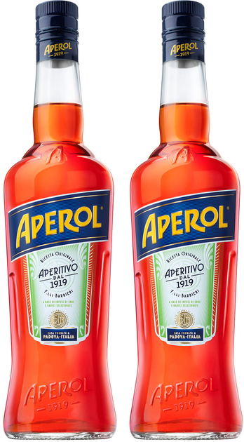 Набор Аперитив Aperol Aperetivo 0.7 л 11% + Аперитив Aperol Aperetivo 0.7 л 11% (8002230000302) 