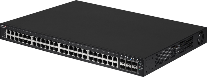 Switch Edimax Industrial Surveillance VLAN 54-Port Gigabit PoE+ Black (IGS-5654PLX) - obraz 1