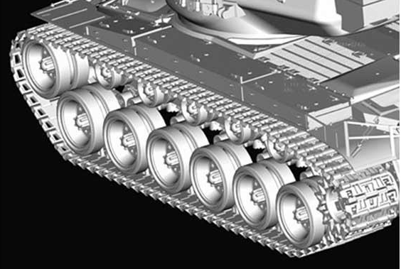 Збірна модель 1/35 танк T26E4 Super Pershing Pilot #1 Hobby Boss 82426 - зображення 6